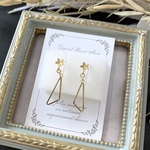 ほうき星イヤリング