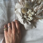 2wayボタニカルイヤーカフ