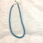ターコイズネックレス(合成)
