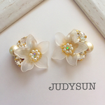 フラワーmixピアス