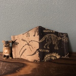 恐竜大好き! バイカラー 子供用立体マスク(園児〜低学年向け) 幼稚園 保育園 小学生 おしゃれ 個性的 入園入学