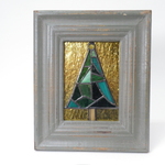 アンティークフレーム ステンドグラス クリスマス ツリー