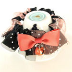 猫の首輪 シュシュタイプ ハロウィン ムーン