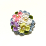 【つまみ細工】水花2Wayクリッブ