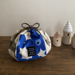 ぼぅるきんちゃく Lサイズ 北欧青いお花