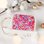 リバティ・ウィルトシャー ラウンドファスナーアクセサリーポーチ クリスマスギフト