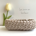 再販♡ころんとお花のメガネ入れベージュ