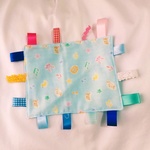 【GW特価】パステル動物さんのパリパリタグハンカチ