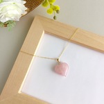 14kgfローズクォーツネックレス