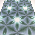 京都絞り染めの知多木綿手ぬぐい生地/〜灰緑~