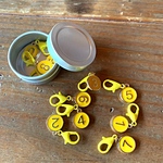 黄色の段数マーカー