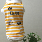 《Sサイズ完成品/防蚊生地使用》ボーダータンクトップ犬服