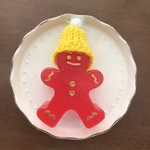 ジンジャークッキーのクリスマスオブジェ