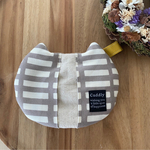 ねこ好きさんのなべつかみ 北欧レンガストライプ