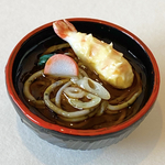 大きな海老天のそば ⑦