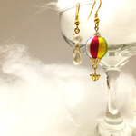 紙風船気球~小さな旅~ピアスイヤリング