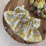 キッチンアームカバー ミモザブーケ ナチュラルアイボリー