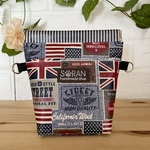 消臭✳︎防水のマナーポーチ★アメカジ風柄