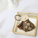 ヘアゴム インド刺繍リボン ヘアアクセサリー おそろいコーデ 親子リンク