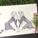 🌿yoku🌿A4サイズ原画複製ポスター