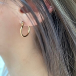 【お客様専用ページ】メッキ製フープピアス