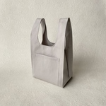 人気色復活!!コットン100%帆布エコバッグ【ファンタムグレイ】