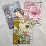 3種セット/各両面40枚綴りジャンクジャーナル紙モノコラージュ素材紙ペーパー