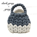 コロンっと可愛い♡マンドゥバッグ バイカラー