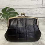 ハンドメイド 本革親子がま口財布(両面カードポケット各2段付)