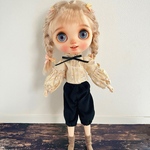 『ハンドメイド』ネオブライス花柄リボンギャザートップスアウトフィット☆3点セット