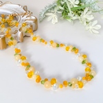 *ミモザイエローのネックレス