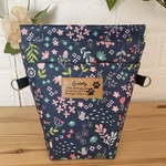 消臭✳︎防水のマナーポーチ★北欧柄ネイビー