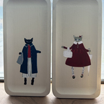 *↟⍋*↟ ニャンココーデ トレイ20×9.5 *↟⍋*↟2枚組