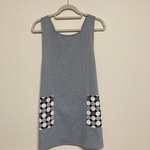 【北欧ドット】タンガリー バッククロスエプロン