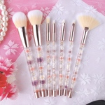 【Mother's day 母の日ギフト】固まるハーバリウム 専用ケース付き ハーバリウムメイクブラシ 7本セット-④-