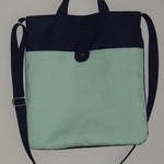 大人のレッスンバック 黒×若草