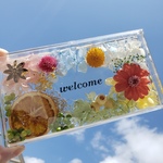 固まるハーバリウムウェルカムプレート