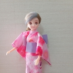 【NEW】 浴衣セット 薄むらさき地に花ばな