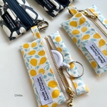 再販 リール付きキーケース レモン