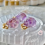 10点のみ激安限定価格!アメジストのうさぎさんチャーム