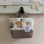 手のひらサイズのミニミニトート あつまれわんちゃん