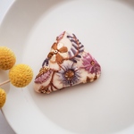 色とりどりお花がいっぱいインド刺繍ぱっちんぴん pink