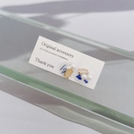 アレルギー対応✴︎〜旅する金継ぎ〜シー陶器とビジューのピアス・イヤリング