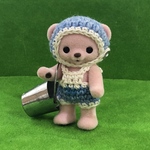 ハニーベア(ミモザ)用の 水遊びセット 水着&水泳帽&バケツ