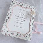 ♡ 命名書 & ヘアアクセサリーケース♡【リバティ アンブリア】名入れ 出産祝い 女の子 キッズヘアアクセサリー