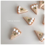 フェイクスイーツ*桃のタルト