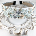 数量限定‼️売切御免・500円 🎉インド刺繍リボン カチューシャ No.b049