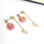 《petit》 * pink shell *×* 透かしcharm * summer pierce