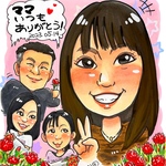 【omegu221様専用】☆★先着5名様限定価格★☆プレゼントに大人気!おばあちゃんありがとう似顔絵イラスト