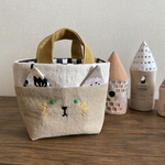 ねこちゃんといっしょ 手のひらミニミニトート
